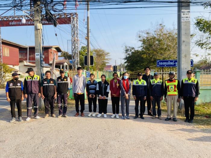 วันพฤหัสบดีที่30 มกราคม 2568 อำนวยการจราจรหน้าโรงเรียนหนองบอนหัวหนองเหล่ายาว