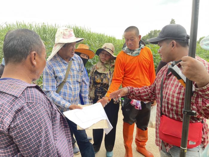 อบต.หนองบอน ผู้นำหมู่บ้าน และนายช่างส...