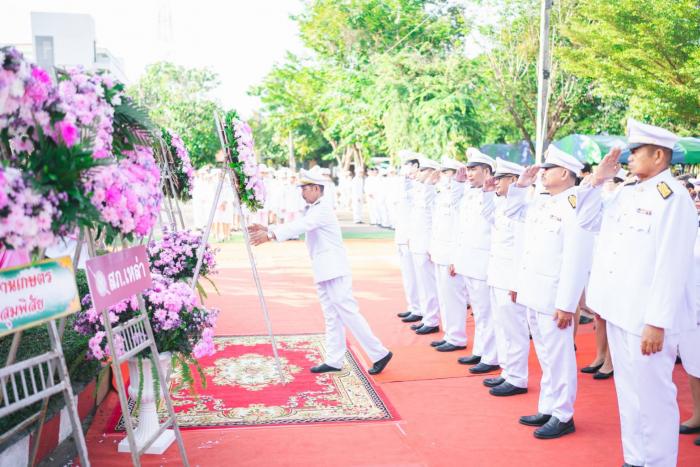 ร่วมพิธีวางพวงมาลาถวายราชสักการะเพื่อน้อมรำลึก เนื่องในวันคล้ายวันสวรรคตพระบาทสมเด็จพระจุลจอมเกล้าเจ้าอยู่หัว 23 ตุลาคม 2567